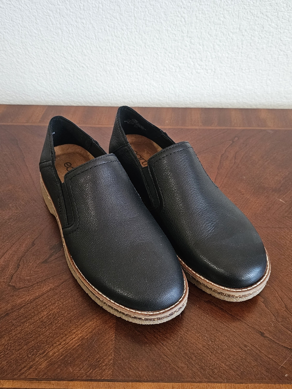 Earth Etpria Black Slip-On Women’s Loafers Size 7.5M Comfort Shoes